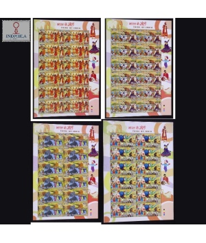 India 2007 Fairs Of India Set Of 4 Mnh Sheetlet