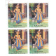 India 2008 Rani Velu Nachchiyar Mnh Block Of 4 Stamp