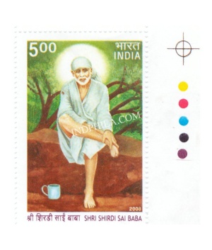 India 2008 Shri Shirdi Sai Baba Mnh Single Traffic Light Stamp