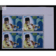India 2008 Ustad Bilsmillah Khan Mnh Block Of 4 Stamp