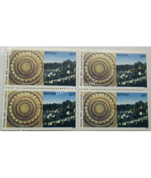 India 2009 Heritage Temples Dilwara Temple Mnh Block Of 4 Stamp