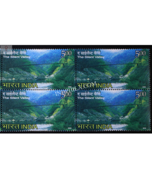 India 2009 The Silent Valley Mnh Block Of 4 Stamp