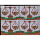 India 2010 Astrologicalsigns Libra Mnh Block Of 4 Stamp