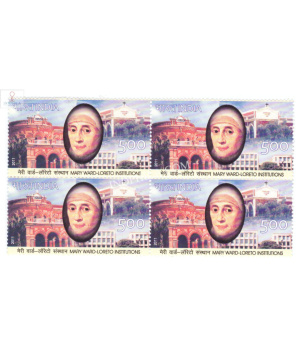 India 2011 Mary Ward Loreto Institutions Mnh Block Of 4 Stamp