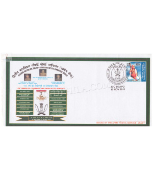 India 2011 Second Battalion The Fifth Gorkha Rifles Frontier Force Army Postal Cover