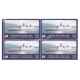 India 2011 The Presidents Fleet Mumbai Warship Mnh Block Of 4 Stamp