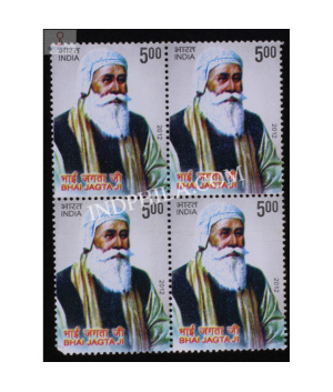 India 2012 Bhai Jagta Ji Mnh Block Of 4 Stamp