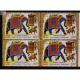 India 2012 Warli Painting Mnh Block Of 4 Stamp