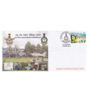 India 2013 Air Force Central Medical Establishment Army Postal Cover