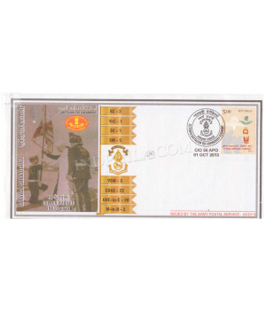 India 2013 Golden Jubilee Of 11th Battalion The Grenadiers Army Postal Cover