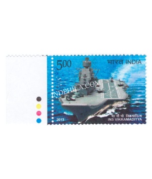 India 2013 Ins Vikramaditya Mnh Single Traffic Light Stamp