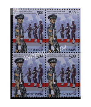 India 2013 Officers Training Academy Chennai Mnh Block Of 4 Stamp