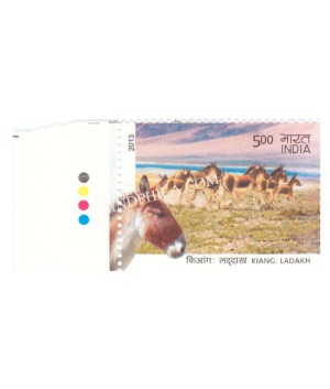 India 2013 Wild Asses Of Kutchh And Ladakh Ladakh Wild Asses Mnh Single Traffic Light Stamp