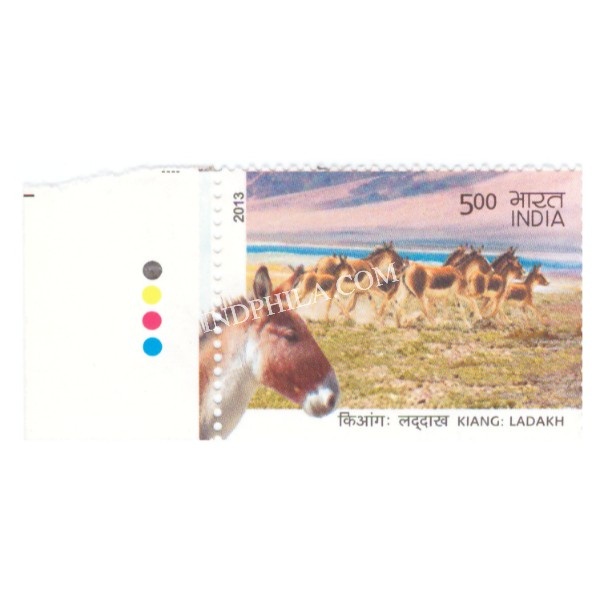 India 2013 Wild Asses Of Kutchh And Ladakh Ladakh Wild Asses Mnh Single Traffic Light Stamp