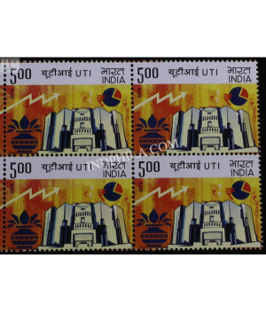 India 2014 Uti Mnh Block Of 4 Stamp
