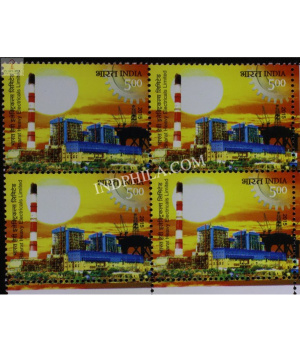 India 2015 Bhel Mnh Block Of 4 Stamp
