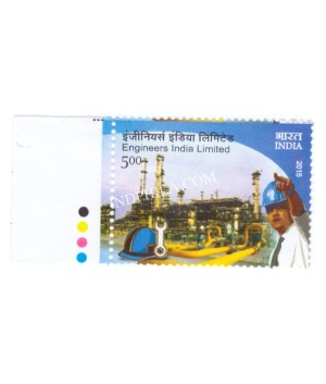 India 2015 Engineers India Limited Mnh Single Traffic Light Stamp