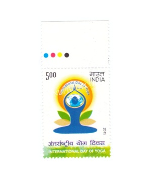 India 2015 International Yoga Day Mnh Single Traffic Light Stamp