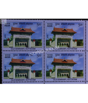India 2015 Old Seminary Kottayam Mnh Block Of 4 Stamp