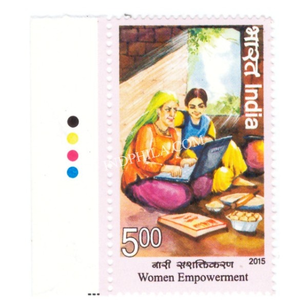 India 2015 Women Empowerment Cooking Women Mnh Single Traffic Light Stamp