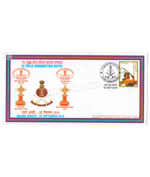 India 2016 18 Field Ammunition Depot Army Postal Cover