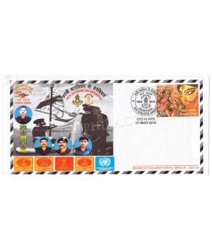 India 2016 6th Battalion The Grenadiers Army Postal Cover