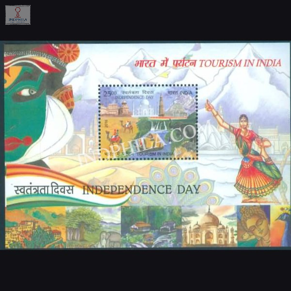 India 2016 Tourism In India Mnh Miniature Sheet