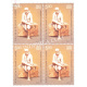 India 2017 Centenary Of Mahasamadhi Of Shri Shirdi Sai Baba Mnh Block Of 4 Stamp