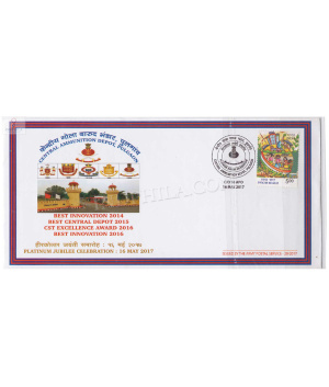 India 2017 Central Ammunition Depot Pulgaon Army Postal Cover