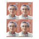 India 2017 Eminent Writers Bhisham Sahni Mnh Block Of 4 Stamp