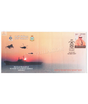 India 2017 Ins Viraat Army Postal Cover