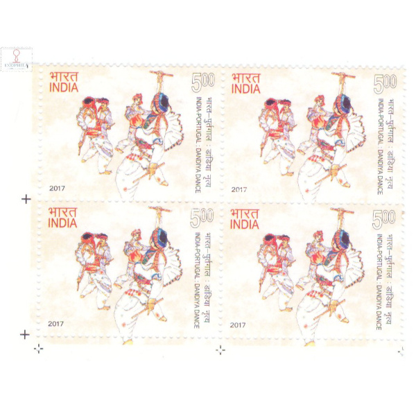 India 2017 India Portugal Joint Issue S1 Mnh Block Of 4 Stamp