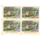 India 2017 Nature India Tiger Mnh Block Of 4 Stamp