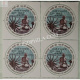 India 2018 150th Birth Anniversary Of Mahatma Gandhi Rs22 Mnh Block Of 4 Stamp