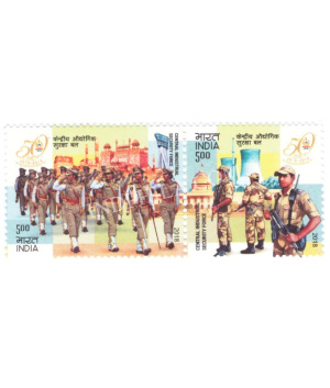 India 2018 Central Industrial Security Force Mnh Setenant Pair