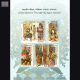 India 2018 Indian Fashion Series 1 Through The Ages Mnh Miniature Sheet