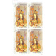 India 2018 Indian Fashion Through The Ages Noorjahan Mnh Block Of 4 Stamp