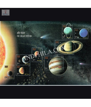 India 2018 Solar System Mnh Miniature Sheet