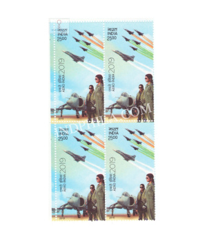India 2019 Aero India S2 Mnh Block Of 4 Stamp