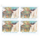 India 2019 Ahimsa Parmo Dharma Multi With Slate Mnh Block Of 4 Stamp