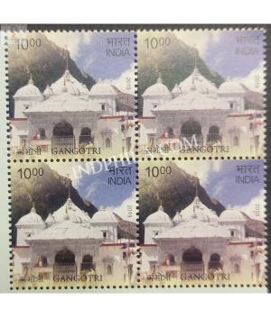 India 2019 Chardham Uttarakhand Gangotri Mnh Block Of 4 Stamp