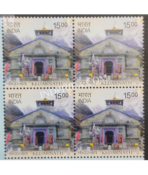 India 2019 Chardham Uttarakhand Kedarnath Mnh Block Of 4 Stamp