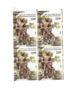 India 2019 Gandhian Heritage In Modern India S1 Mnh Block Of 4 Stamp
