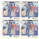 India 2019 Indian Fashion Series Concept To Consumer Fashion Show Mnh Block Of 4 Stamp