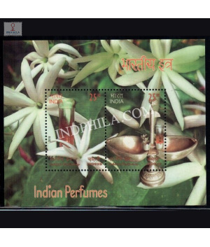 India 2019 Indian Perfumes Jasmine Mnh Miniature Sheet