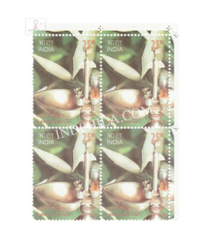 India 2019 Indian Perfumes Jasmine S2 Mnh Block Of 4 Stamp