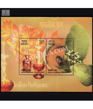 India 2019 Indian Perfumes Sandalwood Mnh Miniature Sheet