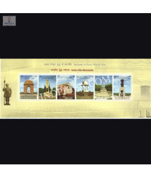 India 2019 Indian War Memorials Mnh Miniature Sheet