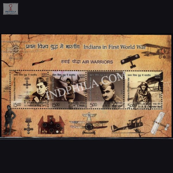 India 2019 Indians In First World War Mnh Miniature Sheet