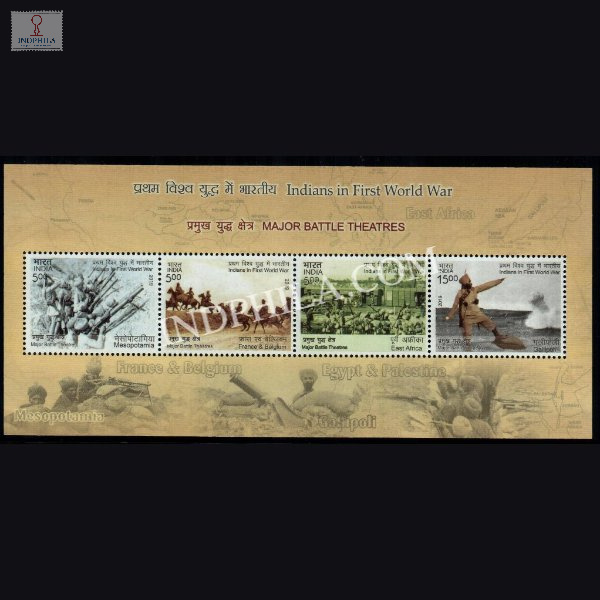 India 2019 Major Battle Theatres Mnh Miniature Sheet